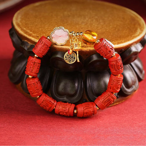 Imperial Cinnabar Sovereign Bracelet - Divine Protection & Fortune