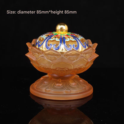 Radiant Lotus Incense Burner for Spiritual Harmony