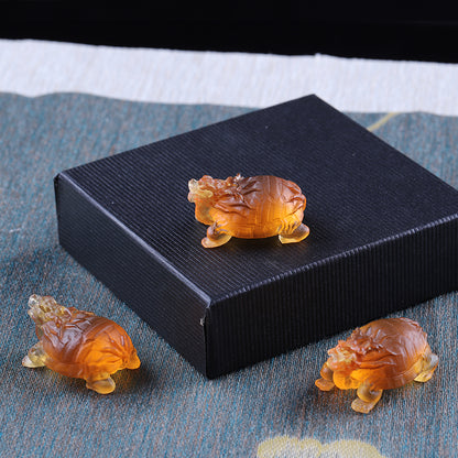 Feng Shui Dragon Turtle Incense Base for Balance and Prosperity