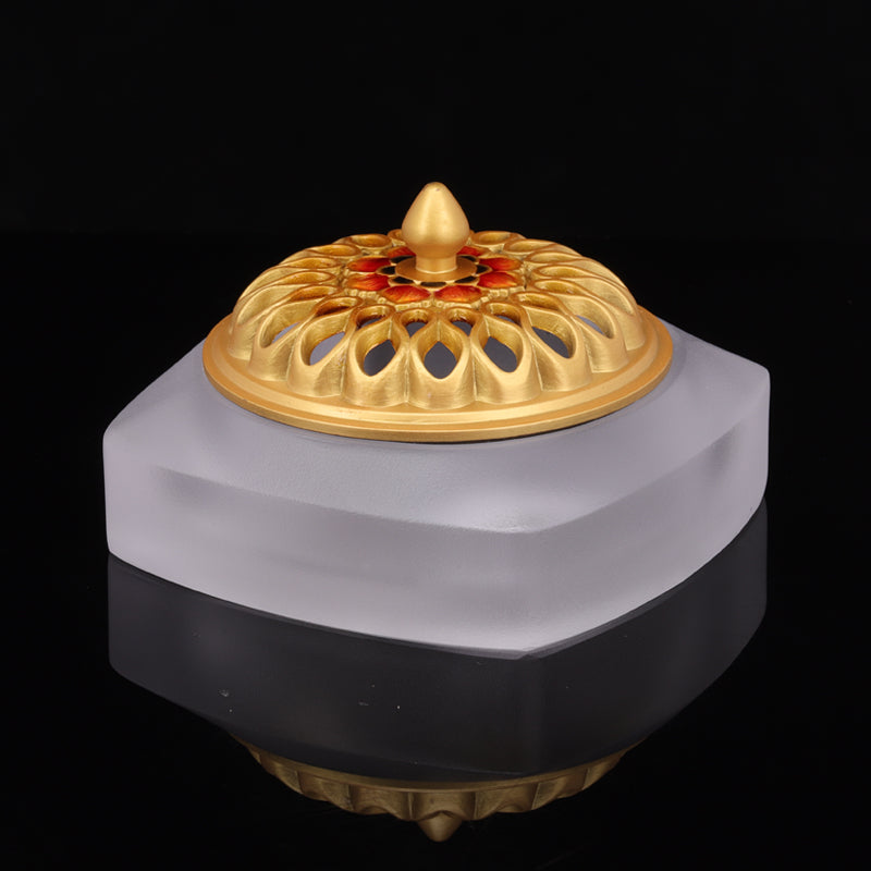 RUYI Square Harmony Incense Burner for Calm Spaces