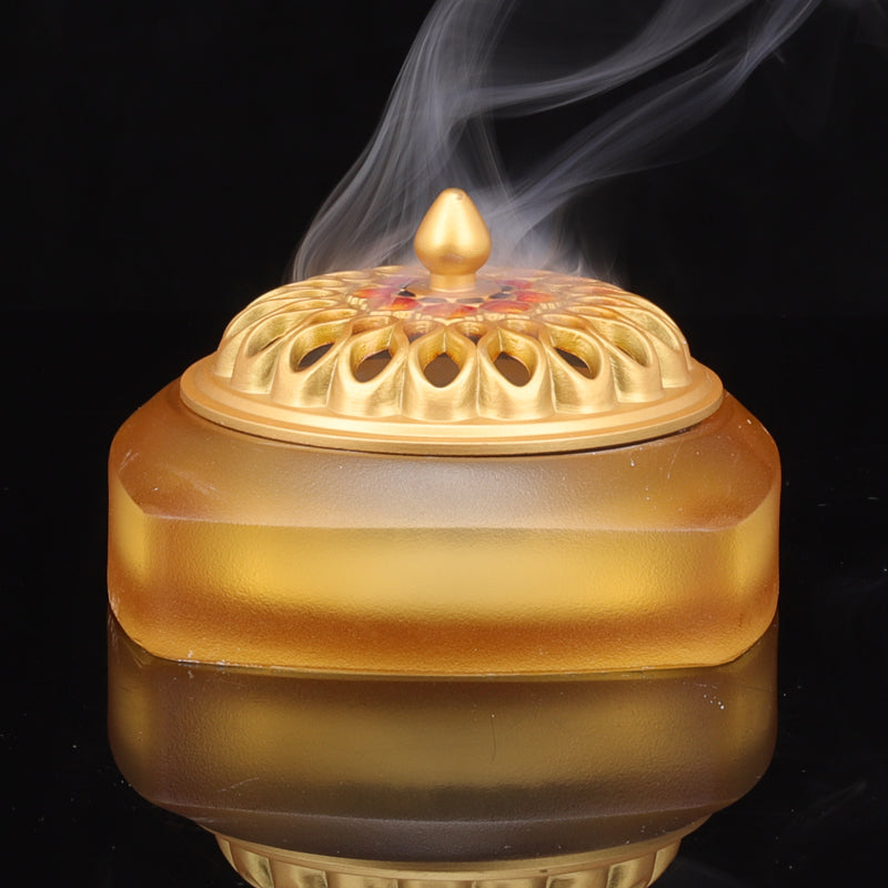 RUYI Square Harmony Incense Burner for Calm Spaces