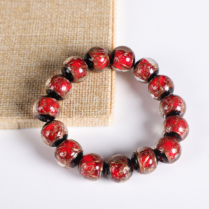 Handcrafted Incense Glass Bead Bracelet