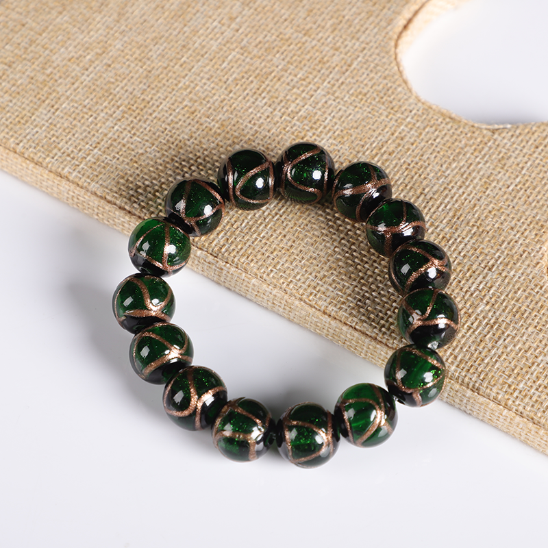 Handcrafted Incense Glass Bead Bracelet