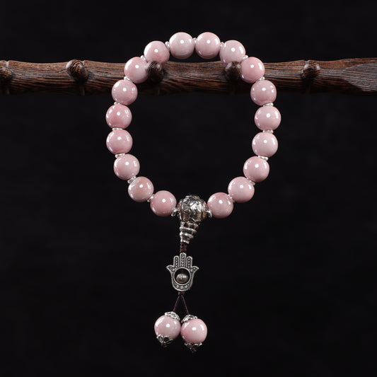 Elegant Ceramic Bead Bracelet-Balance&Love