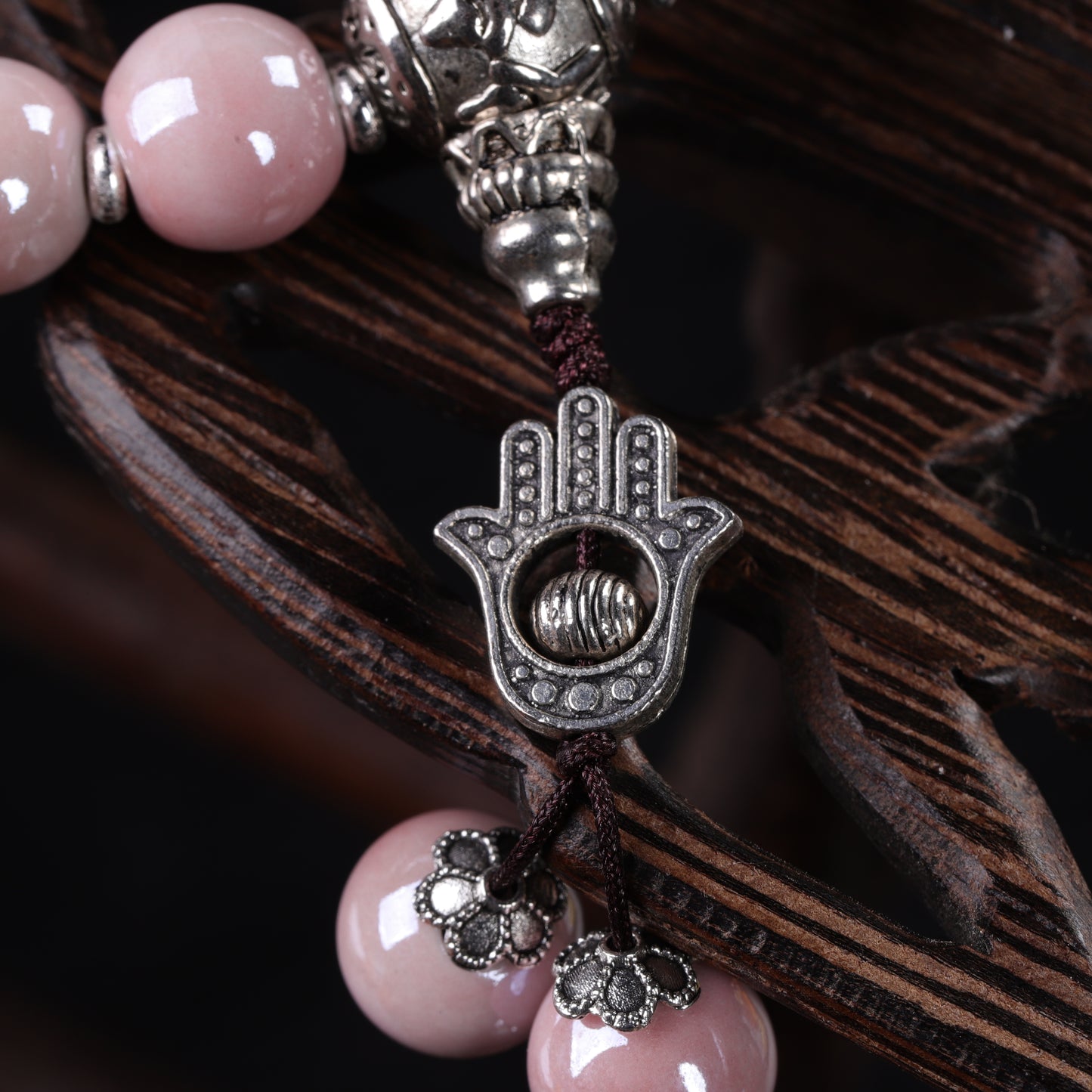 Elegant Ceramic Bead Bracelet-Balance&Love