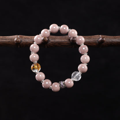 Six-Syllable Mantra Porcelain Bead Bracelet