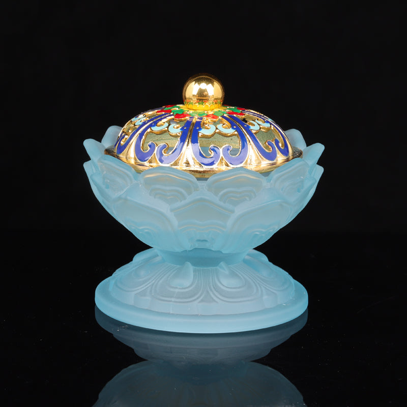 Radiant Lotus Incense Burner for Spiritual Harmony