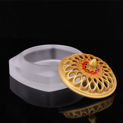 RUYI Square Harmony Incense Burner for Calm Spaces