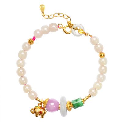 Natural Hetian Jade Bracelet - Harmony &amp; Protection