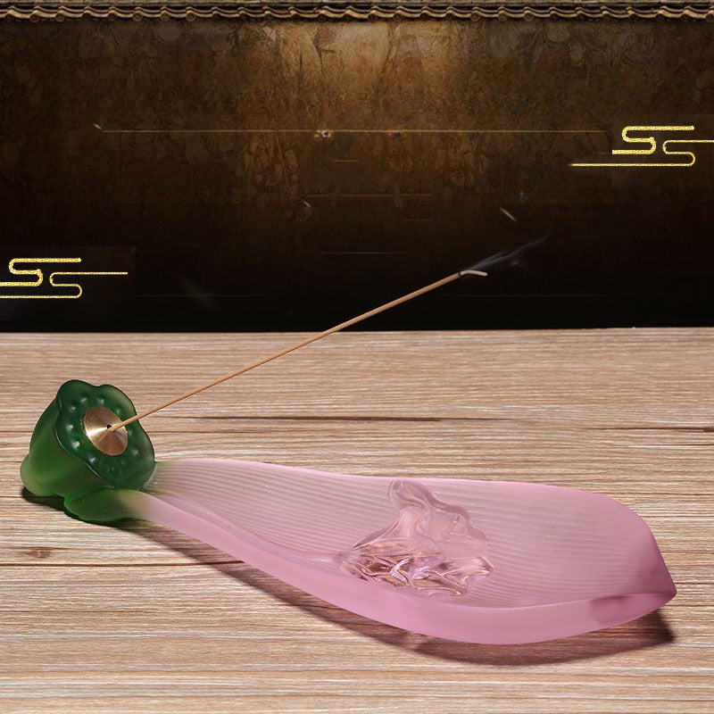 Handcrafted Lotus Incense Holder – Zen & Elegance