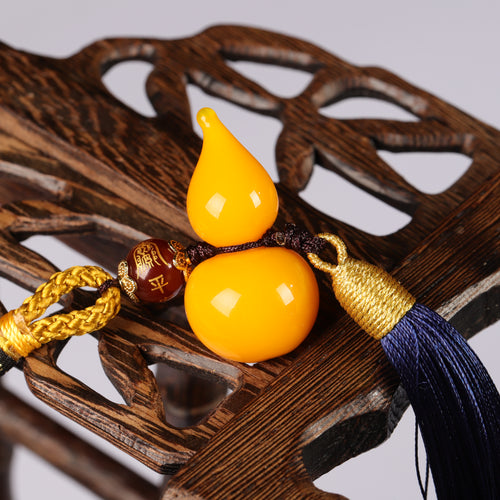 Lucky Gourd Tassel Charm – For Phones, Bags, and More