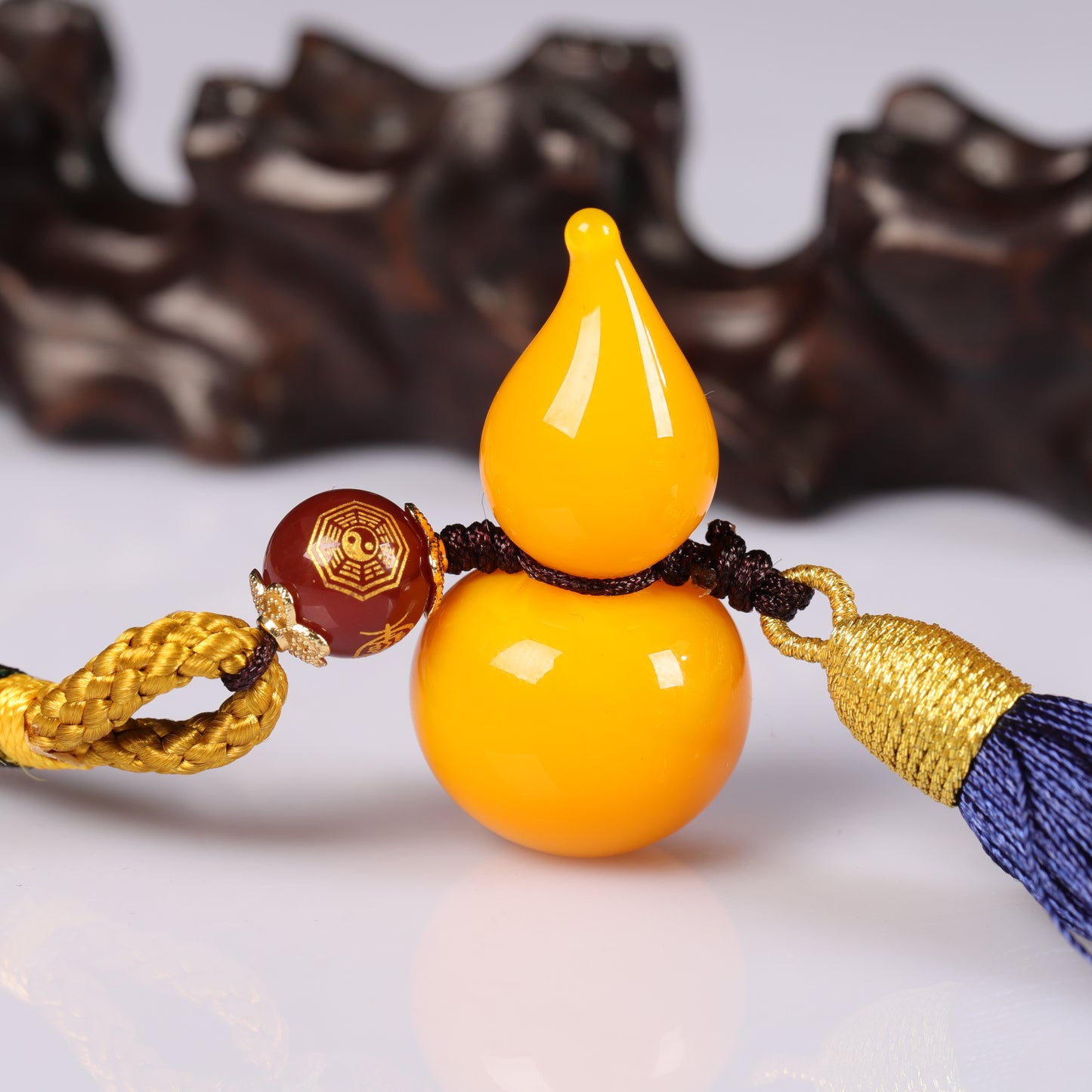 Lucky Gourd Tassel Charm – For Phones, Bags, and More