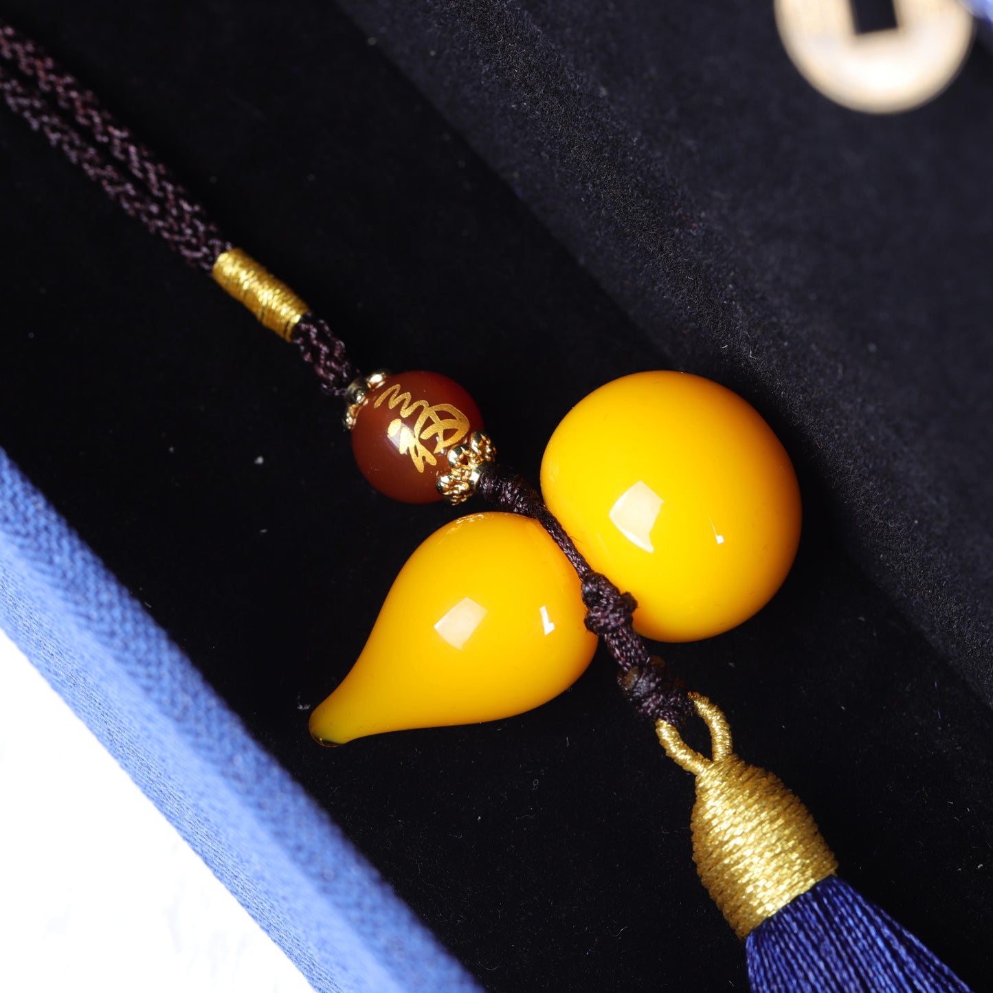 Lucky Gourd Tassel Charm – For Phones, Bags, and More