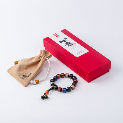 Colorful Beaded Charm Bracelet – Luck&Balance