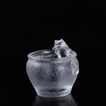 Imperial Cat Glass Cup – A Tribute to the Forbidden City