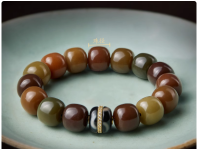 Dzi Agate & Tiger Bark Bodhi Bracelet - Wisdom & Vitality